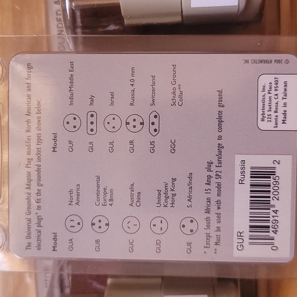 Grounded adapter plugs - Picture 2 of 5